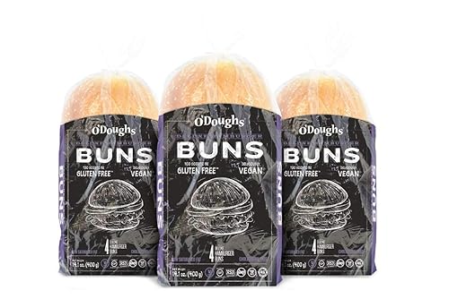 O'Dough Gluten Free Deluxe Hamburger Buns, 14.1 Ounce [6 Packs]