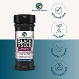 Amazing Herbs Whole Premium Black Cumin Seed - Nigella Sativa Seeds, Organic, Gluten-Free, Non-GMO, Supports Immune System, Cardiovascular Health
