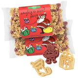 Pastabilities Fun Shaped Pasta for Kids - Christmas - Naughty or Nice Holiday Theme, Non-GMO Natural Wheat and Vegetable Pasta, All-Natural, Kosher
