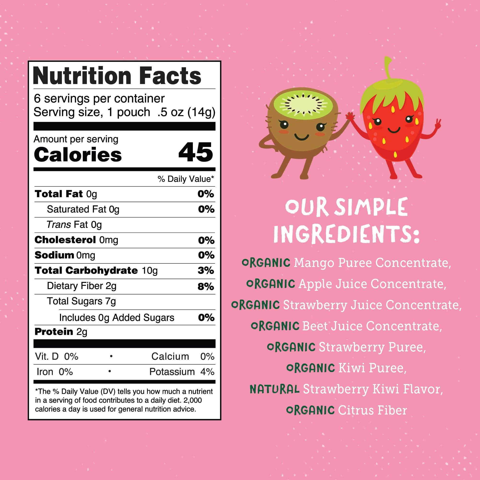 YOU LOVE FRUIT - All Natural Fruit Snacks, Healthy Snack Pack, Real Fruit! Gluten Free, Non GMO, Vegan, Fiber packed, Low Fat, Kosher, 0.5 oz Pouches