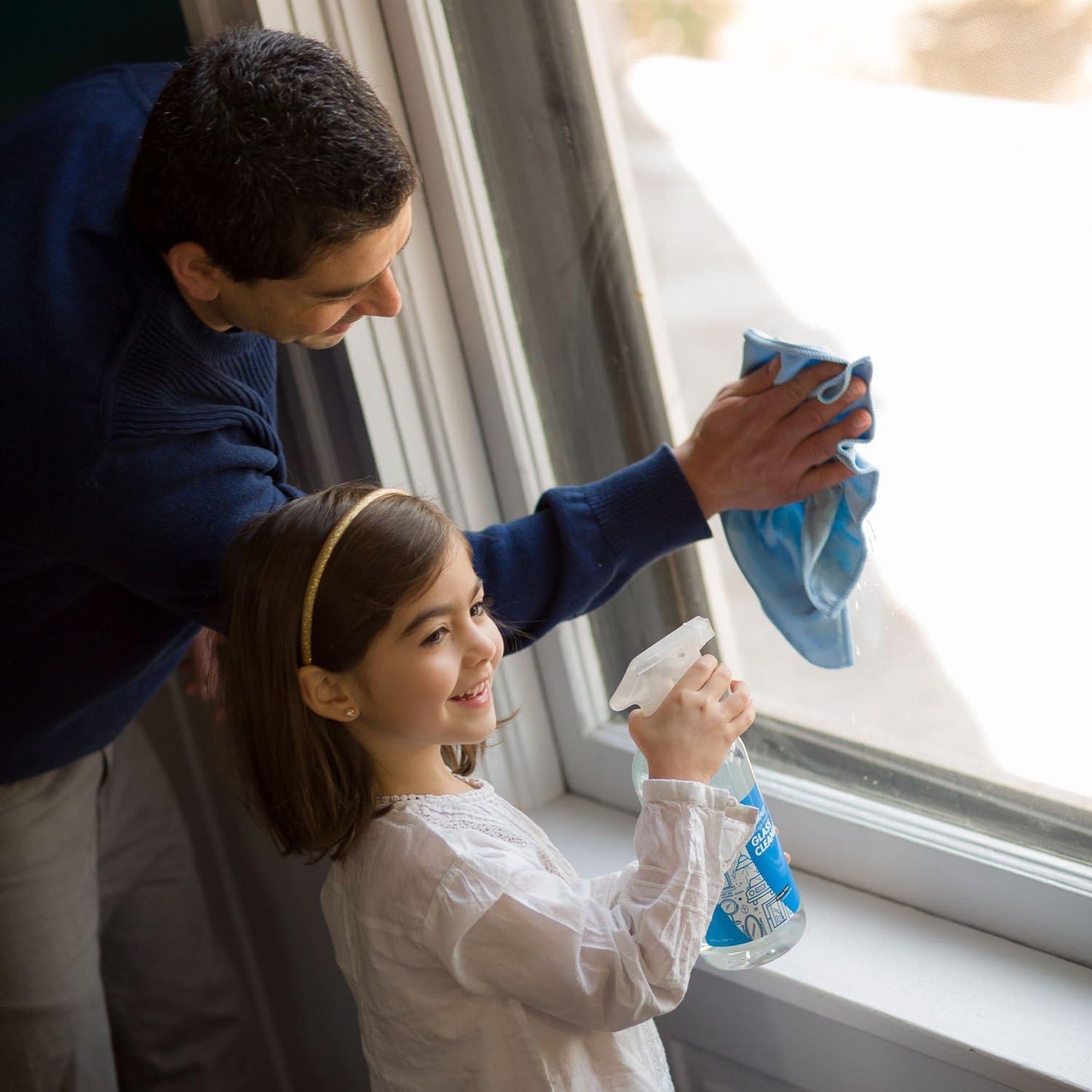 Better Life Glass Cleaner, Streak-free Window Cleaner, Surface Cleaning Spray, Mirror, Screen and Shower Door Cleaner, Removes Fingerprints, Dust