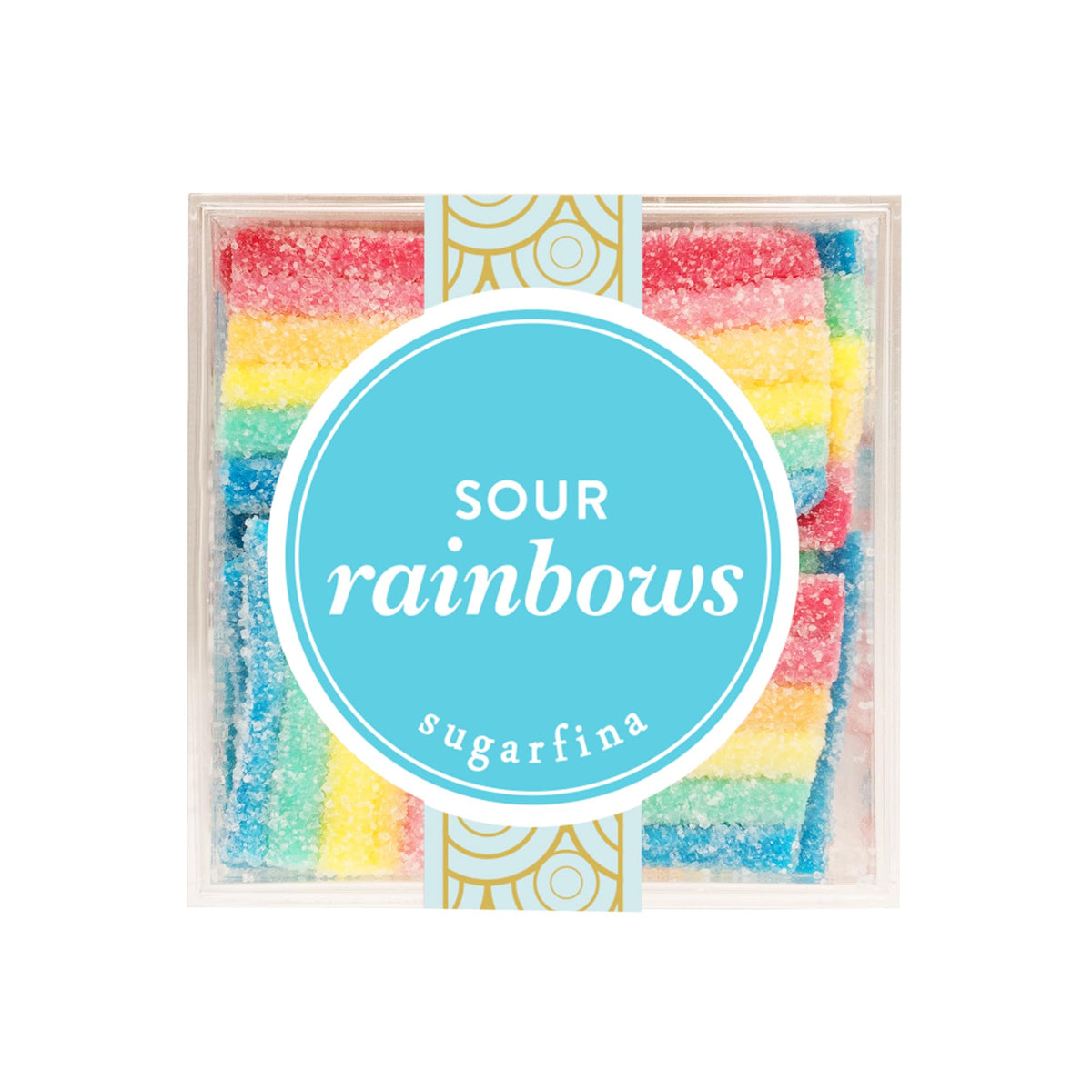 Sugarfina Sour Rainbows Large Candy Cube, Gummies, 11.1 oz, 2 Count