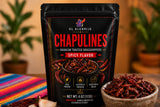 Alebrixes | Chapulines From Oaxaca 4oz (114g) Enchilados | Premium Toasted Edible Grasshoppers - Marinated Spicy Flavor - Always Fresh & Delicious