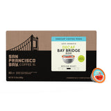 San Francisco Bay Decaf K-Cup Coffee Pods, Decaf Bay Bridge Blend (80 ct), Medium Roast, Commercially Compostable Single-Serve Coffee Pods, Swiss