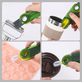 3 in 1 Cup Lid Gap Cleaning Brush Set, Multifunctional Insulation Bottle Cleaning Tools, Mutipurpose Tiny Silicone Cup Holder Cleaner, Home Kitchen