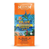 Magnum Exotics Coffee, Blue Mountain Blend - Medium-Light Roast, Whole Bean, Made from 100% Arabica Beans, Rich & Smooth Flavor, Fresh Roast - Blue