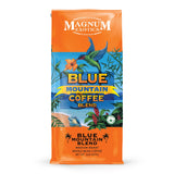 Magnum Exotics Coffee, Blue Mountain Blend - Medium-Light Roast, Whole Bean, Made from 100% Arabica Beans, Rich & Smooth Flavor, Fresh Roast - Blue