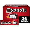 MOUNDS Dark Chocolate and Coconut Candy Bars, 1.75 oz (36 Count)