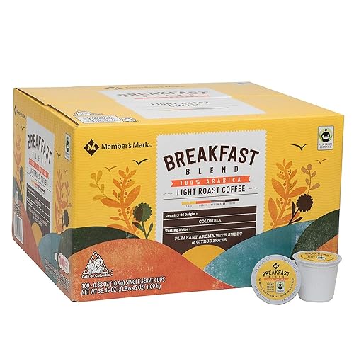 Member's Mark Breakfast Blend Coffee 100/0.38 Oz Net Wt 38.45 Oz,, ()