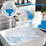 68oz Laundry Detergent Container, 2 Pack Plastic Liquid Detergent Dispenser for Laundry Room Powder,Soap,Fabric Softener, Scent Beads Storage