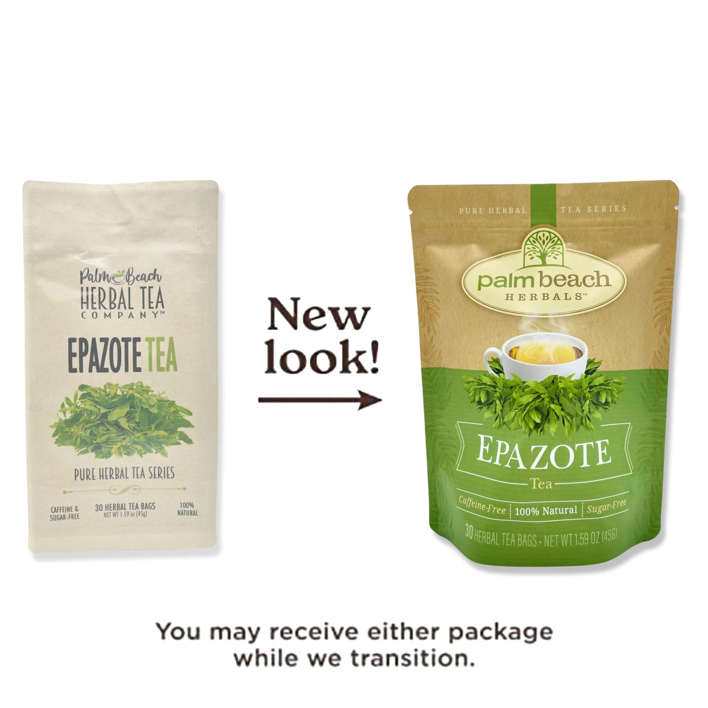 Palm Beach Medicinal Herbs - Epazote Tea - Pure Herbal Tea Series, 30ct