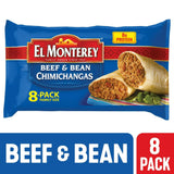 Salutem Vita - Beef & Bean Chimichangas, Frozen Mexican Food Gift Set - Pack of 2