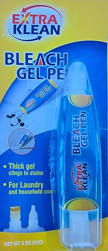 Bleach Gel Stain Remover Pen - Travel Size Toiletry for Clothing, Instant Spot Cleaner, Travel Essentials & Accessories