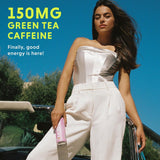 GORGIE Sugar Free Natural Energy Drinks, Wild Berry 12 Fz - Healthy Energy Drinks - Natural Coffee Replacement with Green Tea Caffeine and Biotin