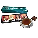Mlesna Sensations Black Pure Ceylon Tea Foil-Wrapped Envelop Four Assorted Tea Collection - English Breakfast, Looleconderea, Victorian Blend, Ceylon
