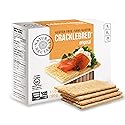 Natural Nectar Original Cracklebred - 1 Pack | Light & Crisp Cracklebred Crispbread Crackers, Delicate Texture for Toppings, Cheese Boards & Snacks