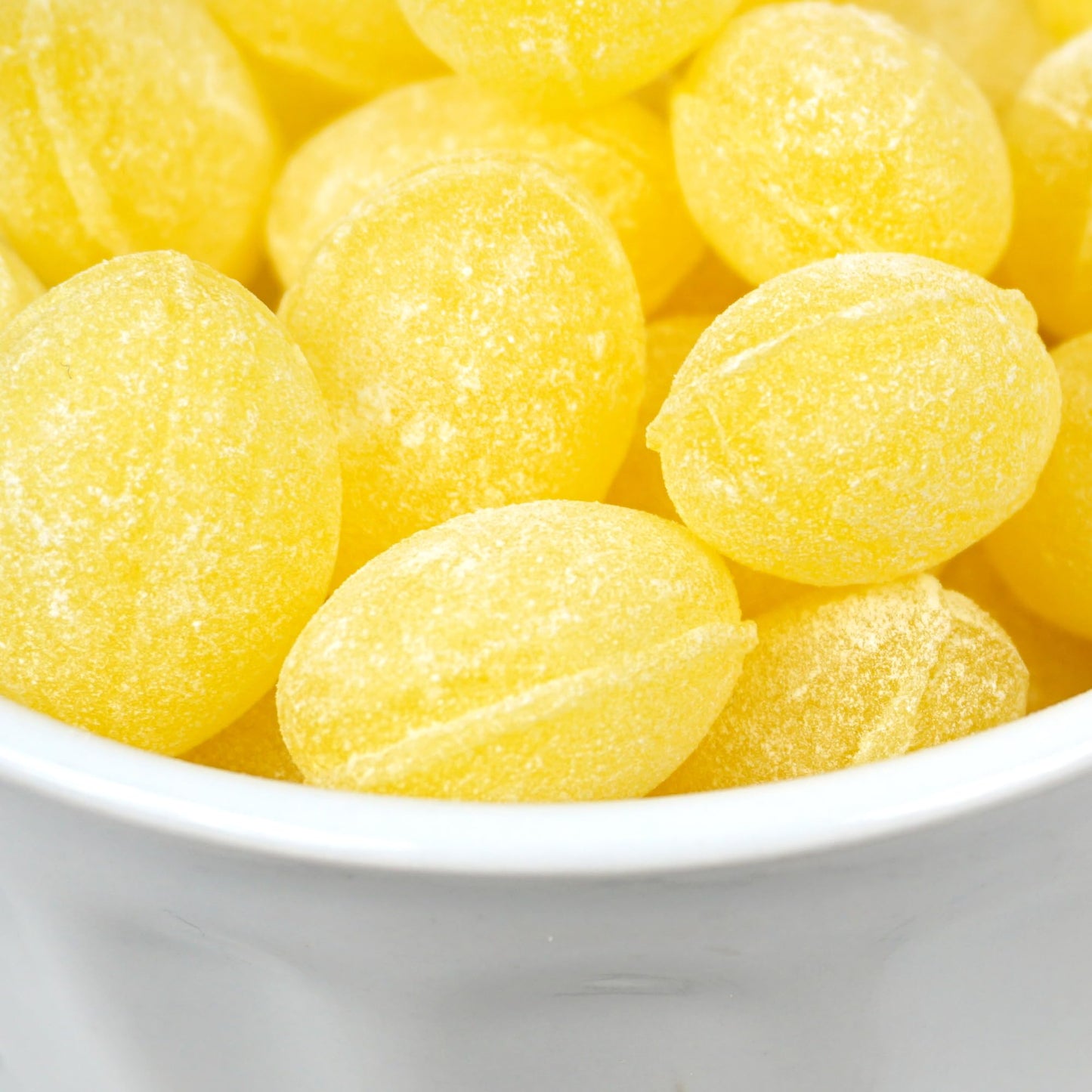 Claeys Sanded Lemon Drops, 2 Pound Bulk Bag (Approx 144 Pieces), Hard Sour Candy, Lemon Flavored Candy