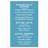 Black Jewell Organic White Popcorn Kernels, Organic Select White, 28.35oz (Pack of 6)