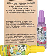 Set of 4 Stinky Bowl Spray 1.85oz - Before You Go Toilet Bathroom Deodorizer - Features Fresh Citrus Scent and Lavender Scent!
