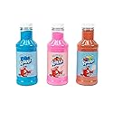 Nostalgia Kool-Aid Cotton Candy Variety Kit - 3 Flossing Sugar Flavors (Blue Raspberry, Strawberry, Tropical Punch) - 7-oz Bottles - Compatible