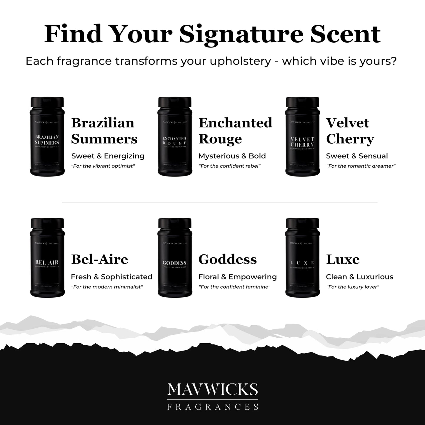Mavwicks Fragrances - Upholstery Deodorizer (Brazilian Summers) 16 oz - Rug, Couch & Carpet Deodorizer - Vacuuming Powder, Pet Safe Carpet Freshener