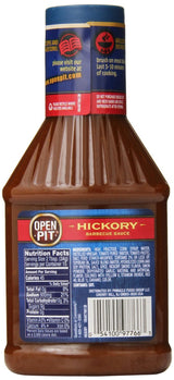 Open Pit Blue Label Barbecue Sauce - 18 Ounce Squeeze Bottle (Pack of 4) (Hickory)