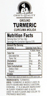 Ground Turmeric Root Powder - 1 Pound (16 OZ) Organic Cooking Spices & Herbs | Smoothies Add Food Color & Flavor Daily Meals | Chef Quality (Turmeric)