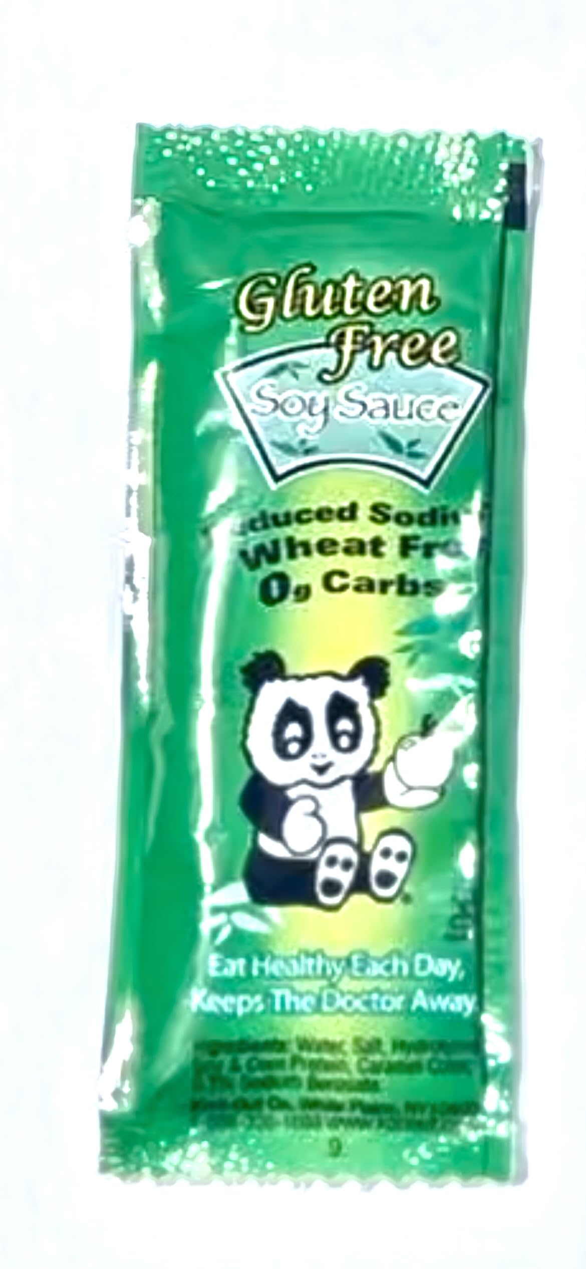 Kari-Out Gluten Free, Reduced Sodium, 0g Carbs, 50 ct. Soy Sauce Packets, Small