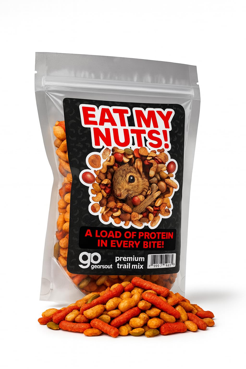 Eat My Nuts Trail Mix - Funny Snack Mix for Men - Weird Stocking Stuffer, Made in the USA