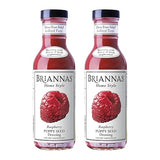 BRIANNAS - Home Style Raspberry Poppy Seed Dressing - Fine Salad Dressing made with Premium Ingredients - Gluten Free, Kosher, & Vegan Dressing - 12