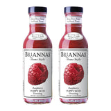 BRIANNAS - Home Style Raspberry Poppy Seed Dressing - Fine Salad Dressing made with Premium Ingredients - Gluten Free, Kosher, & Vegan Dressing - 12