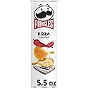Pringles Potato Crisps Chips, Lunch Snacks, On-The-Go Snacks, Pizza, 5.5oz Can (1 Can)