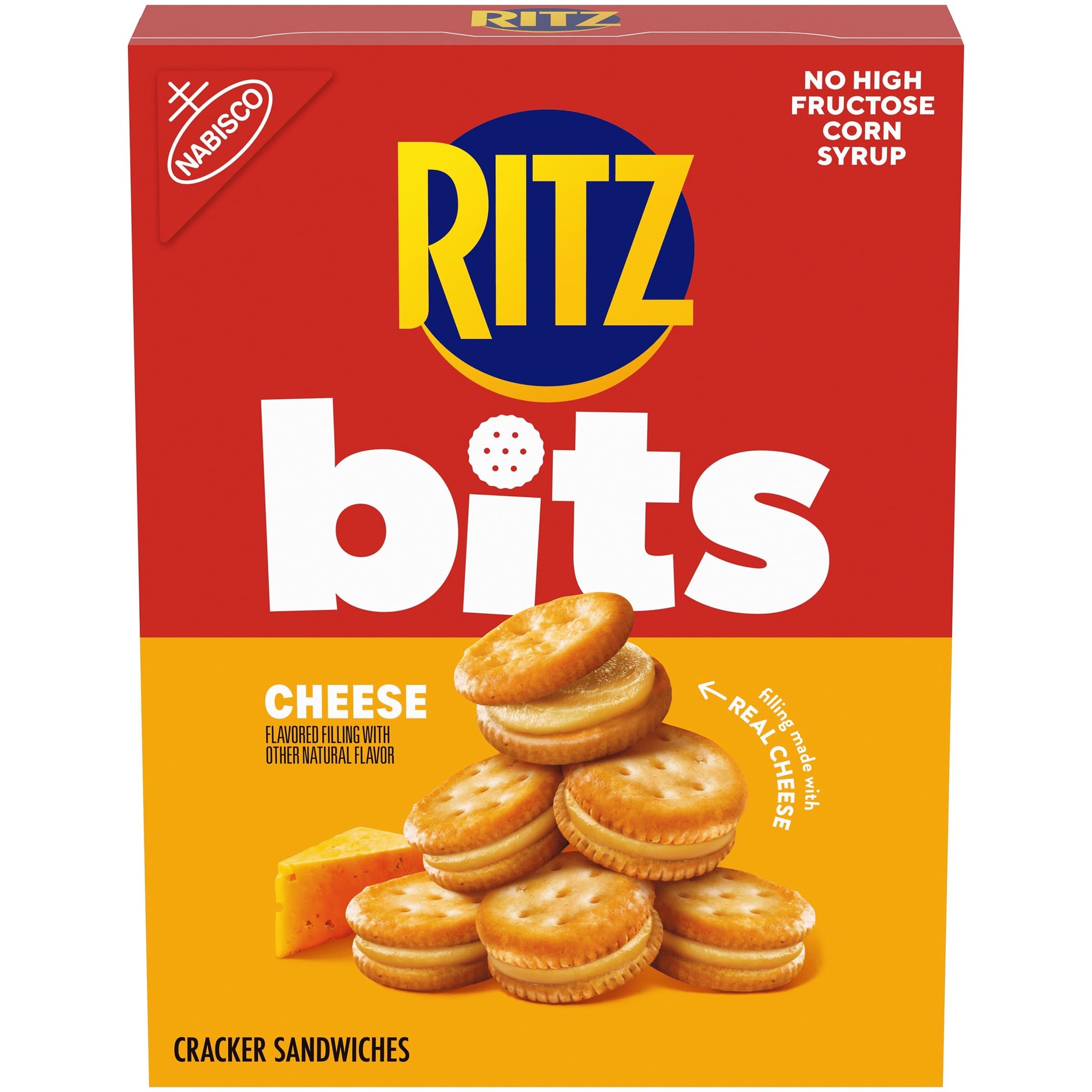 Ritz, Cheese Sandwich Crackers, Snacks for Kids and Adults, Lunch Snacks, 8.8 Ounce