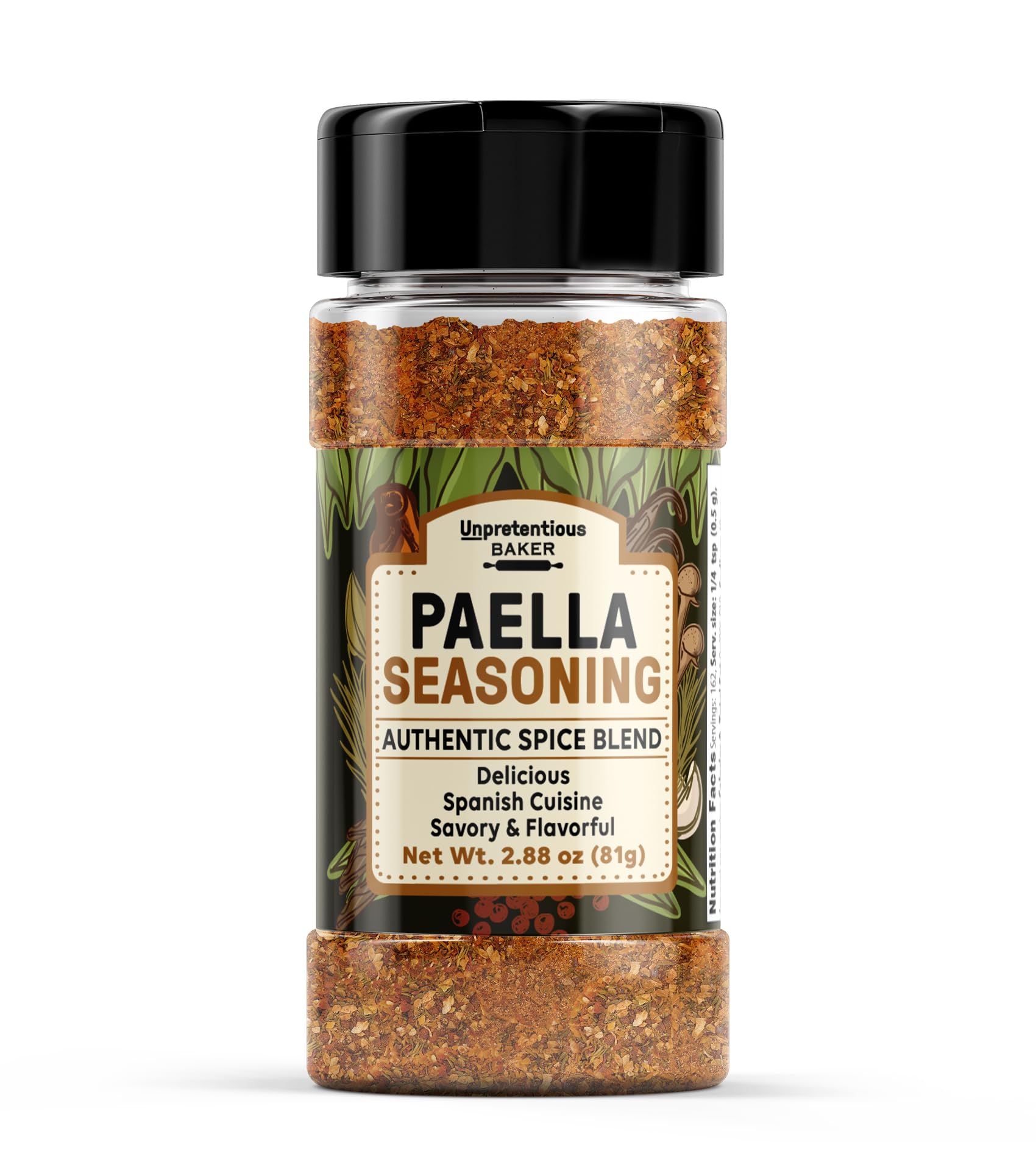 Unpretentious Paella Seasoning, 5 Tbsp, Authentic Spice Blend, Spanish Cuisine, Paella Valenciana