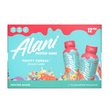 Alani Nu Protein Shake, Ready to Drink, Naturally Flavored, Gluten Free, Only 140 Calories with 20g Protein per 12 Fl Oz bottle (Fruity Cereal, 12