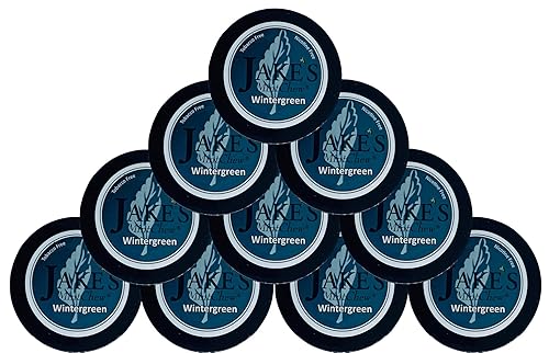 Jake's Mint Chew - Wintergreen - 10 pack - Tobacco & Nicotine Free!