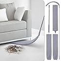 Retractable Gap Dust Cleaner with 3 Microfiber Dusting Cloths & 30-100 inch Extendable Long Handle, Retractable Duster Brush for Cleaning Under