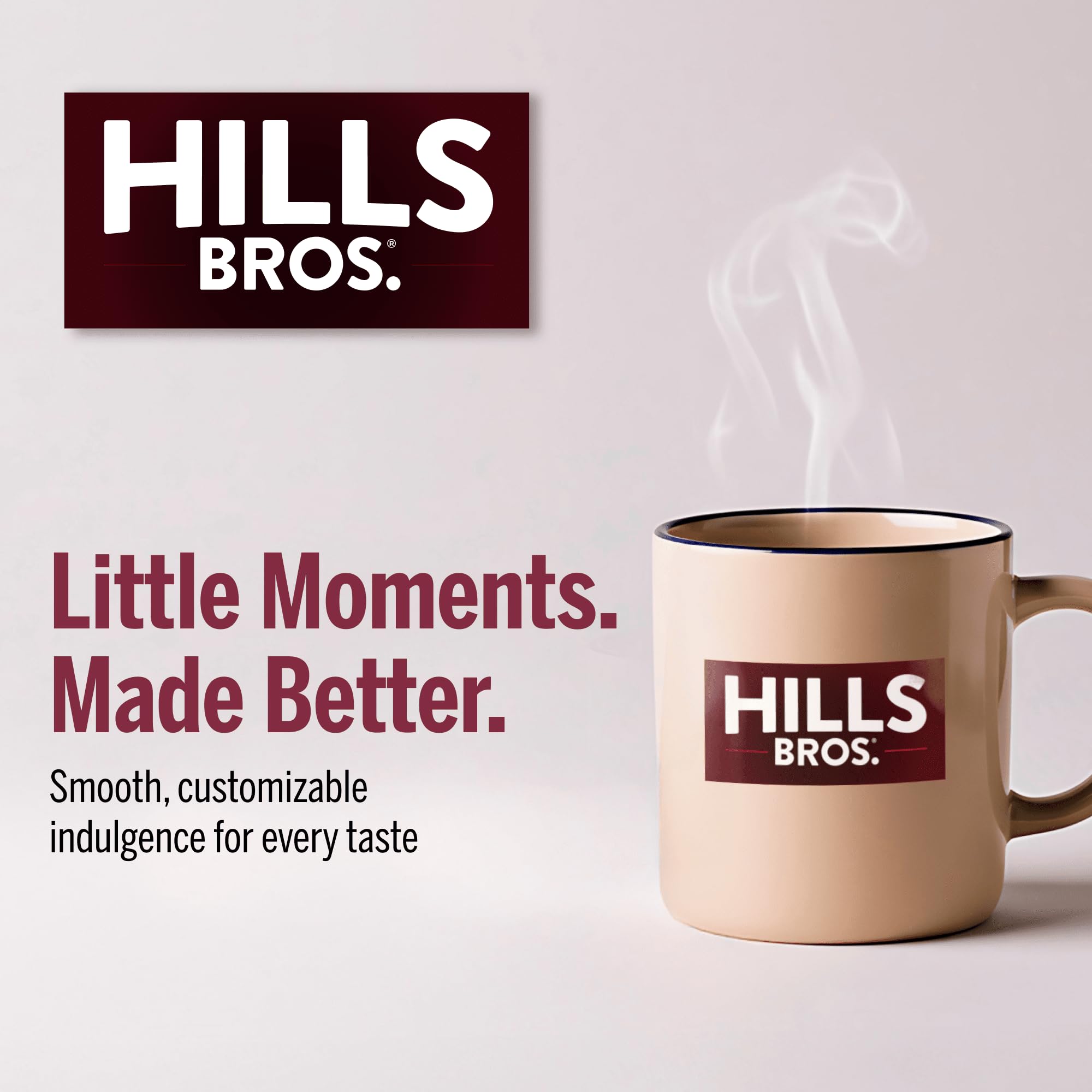 Hills Bros. Dark Satin Whole Bean Coffee - Rich and Bold Premium Arabica Coffee Beans - Orthodox Union Kosher - Dark Roast, Fresh Grind for Best Aroma