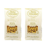 Pasta Toscana | Bronze Die Pasta | Italian Durum Wheat Semolina | Bronze die Pasta, 16 oz (Pack of 2, Fusilli)