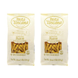 Pasta Toscana | Bronze Die Pasta | Italian Durum Wheat Semolina | Bronze die Pasta, 16 oz (Pack of 2, Fusilli)