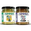 THEARG THE ARG | Pack Chickpeas Hummus with Pistachios + Black Garlic | for Chips Crackers Bread and More | Natural Healthy Snacks