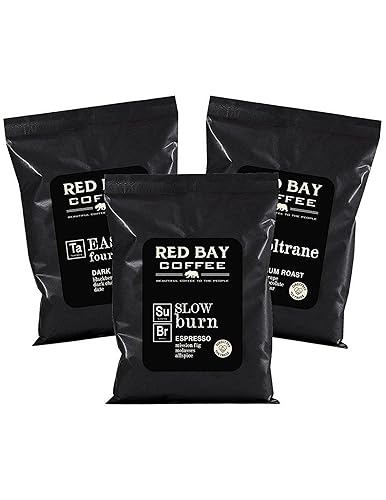 Whole Coffee Beans - Red Bay Combo 3-Pack Gift Collection | Gourmet Medium Roast Whole Bean Coffee Best For Strong Espresso, Pour Over, Drip, Cold