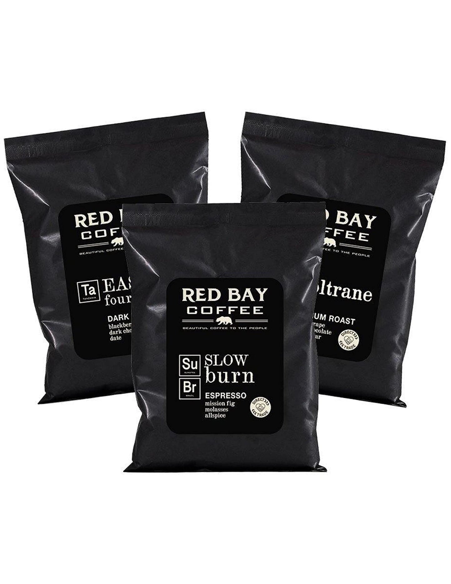 Whole Coffee Beans - Red Bay Combo 3-Pack Gift Collection | Gourmet Medium Roast Whole Bean Coffee Best For Strong Espresso, Pour Over, Drip, Cold