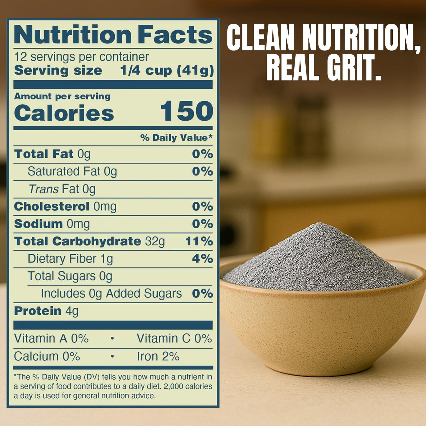 Marsh Hen Mill Sea Island Blue Grits, Stone Ground, Gluten-Free Old Fashioned, Southern Heirloom Corn with Hearty, Fruity, Nutty Flavor, 100% Natural