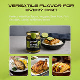 Authentic Taste Africa Pepper Sauces & Purees - Traditional West African Chili Sauce Made with a Variety of Peppers, Ginger & Garlic, Flavor-Packed