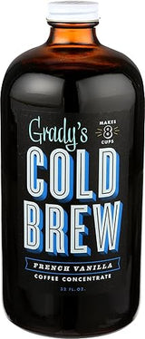 Grady's Cold Brew, Cold Brew Concentrate French Vanilla, 32 Fl Oz