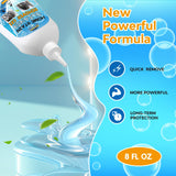 Mold Stain Remover Gel, Washing Machine Cleaner for Front Loader Washer Gasket Rubber Seal Home Stain Removal Gel for Grout, Caulk, Refrigerator