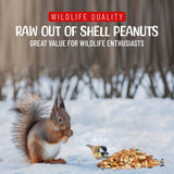 Sneaky Mango Raw Out of Shell Peanuts for Wildlife - 45 Pounds - Shelled Peanuts- Grown in The USA, for Squirrels, Deer, Birds