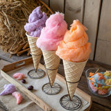 Nostalgia Cotton Candy Flossing Sugar (3-Pack), Grape, Pink Bubble Gum, Orange - Three 16-oz Bottles of Cotton Candy Sugar Mix - 96 Small to Medium