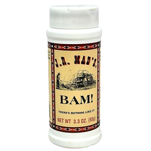 J.R. Mad's BAM! All-Purpose Creole Seasoning Blend, 3.3 oz, Salt, Paprika, Oregano Mix for Chicken, Pork, Seafood, Vegetables